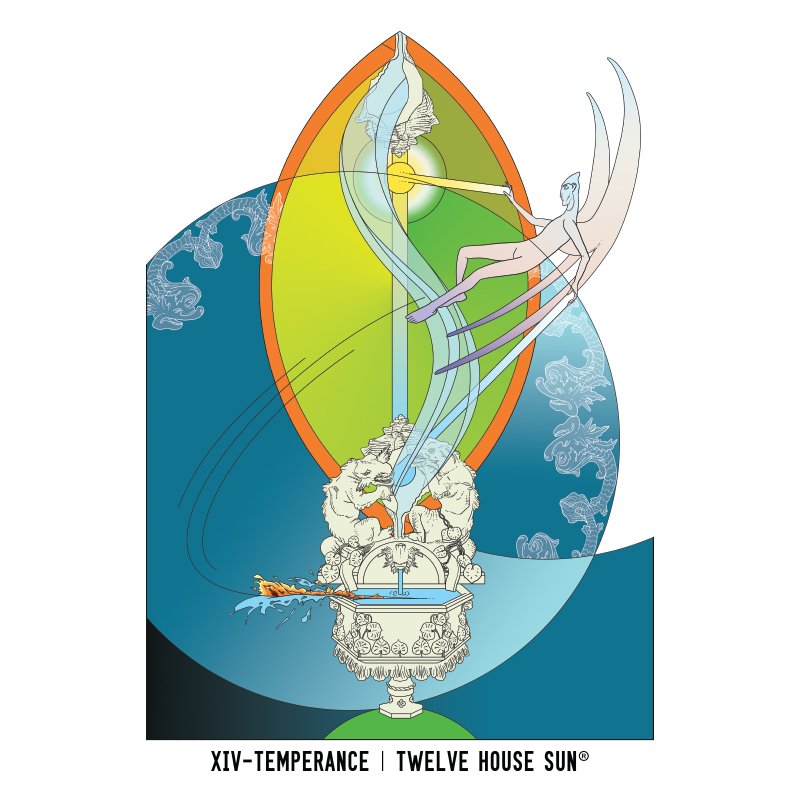 TEMPERANCE T-shirt (back print) - Image 2