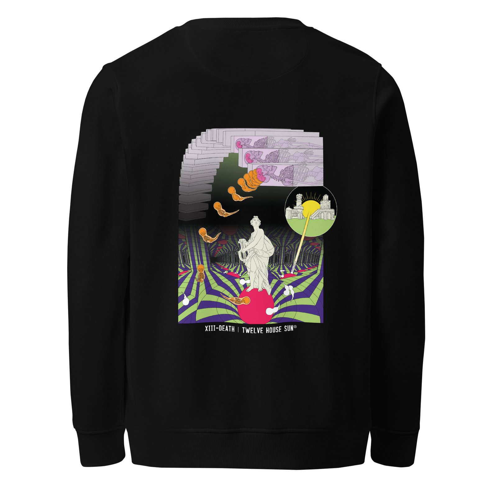 DEATH Sweatshirt Design 1 (back print) - Image 7