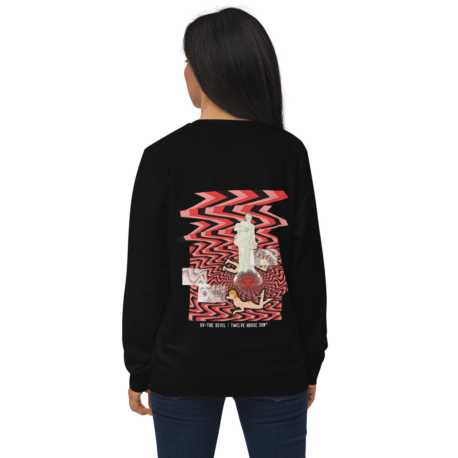 THE DEVIL Sweatshirt Design 1 (back print) - Image 4