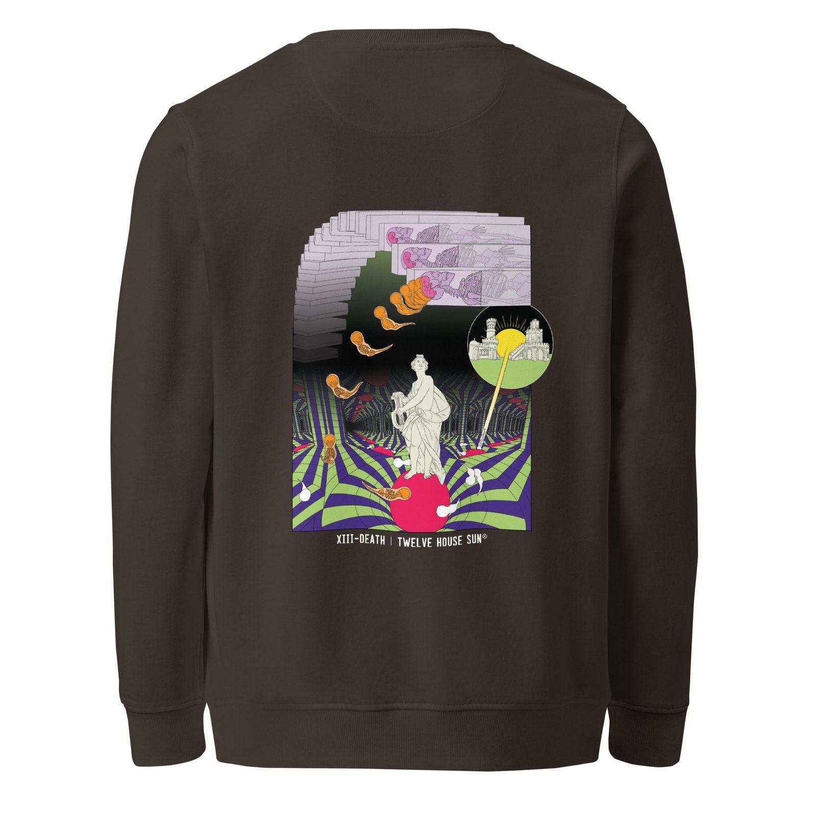 DEATH Sweatshirt Design 1 (back print) - Image 9