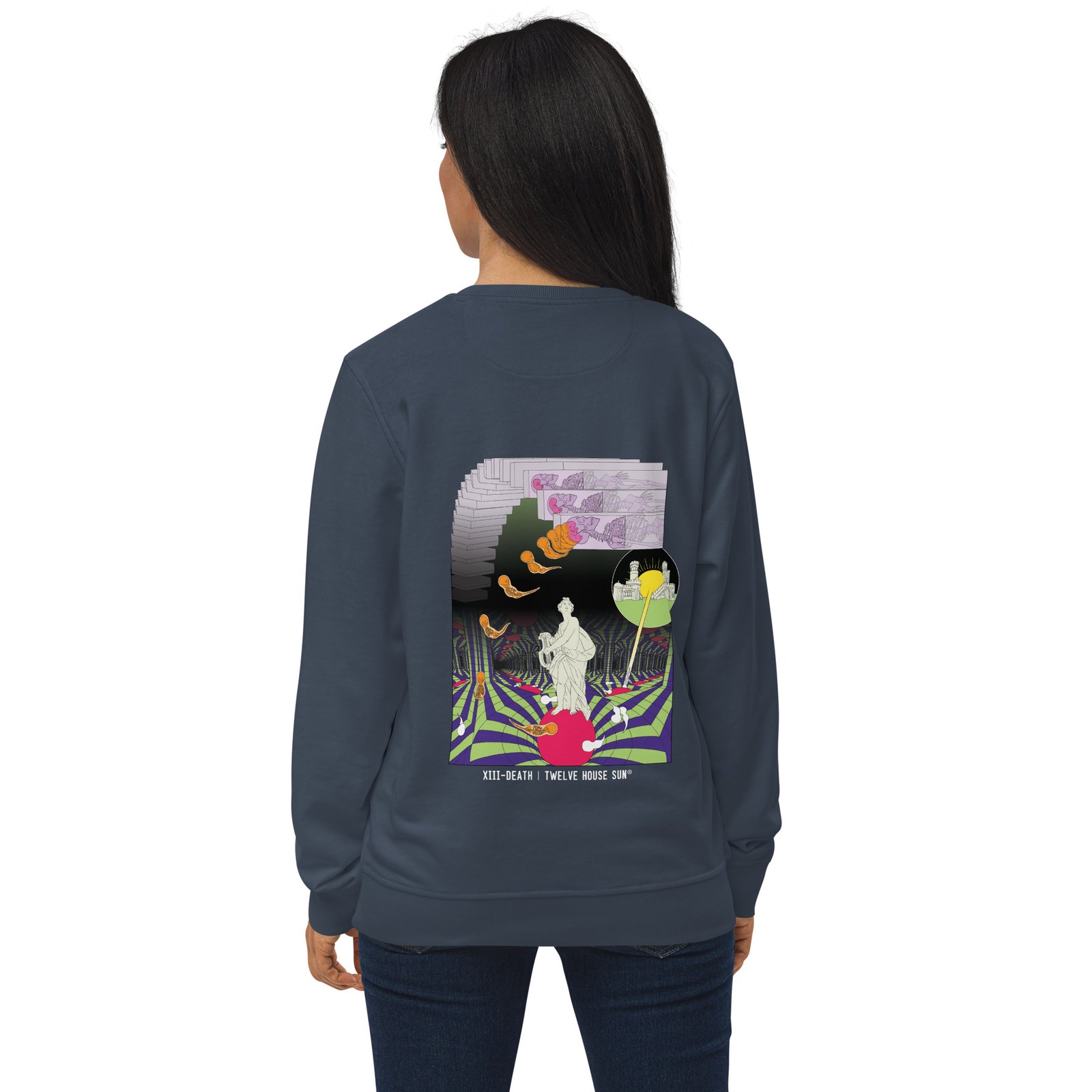 DEATH Sweatshirt Design 1 (back print) - Image 4
