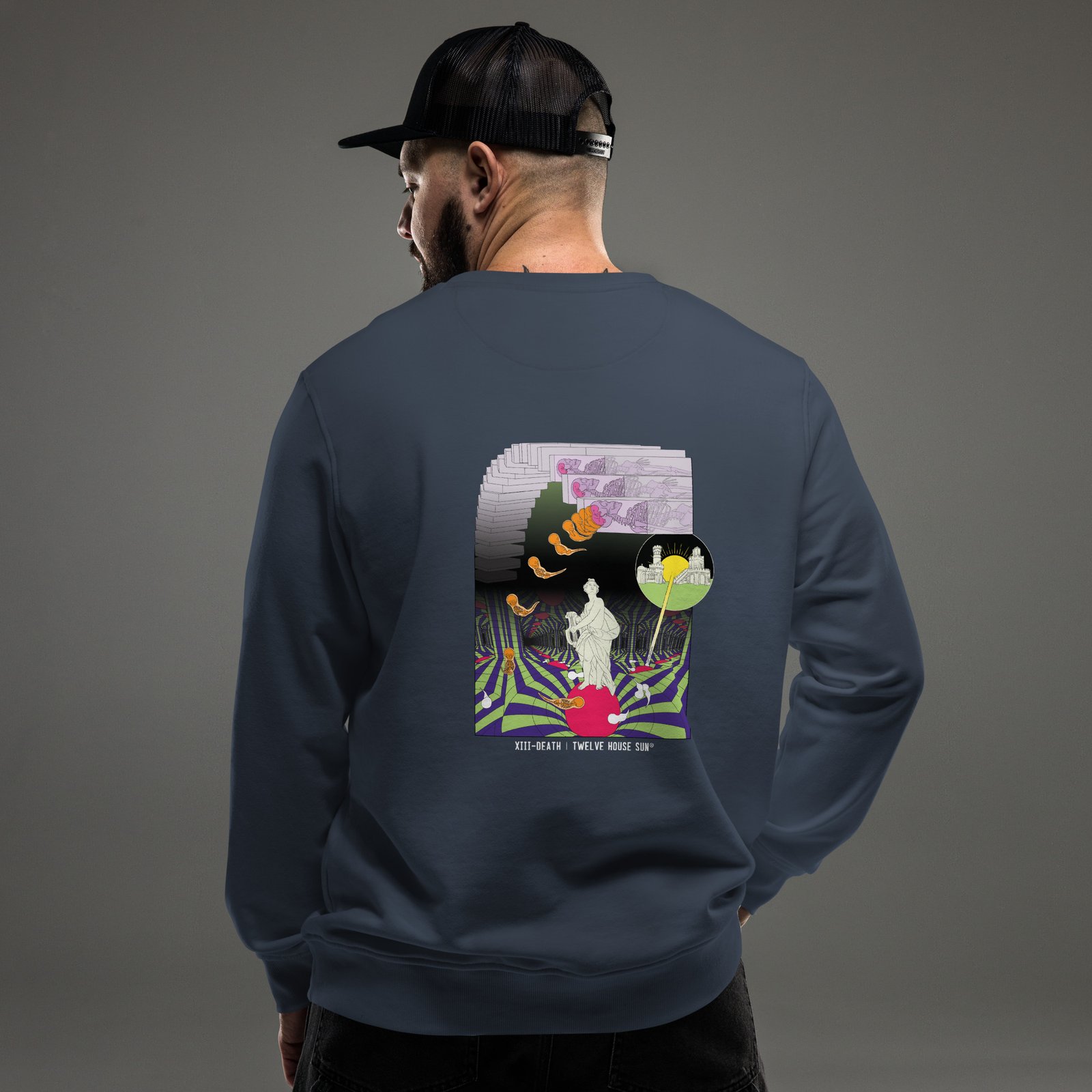 DEATH Sweatshirt Design 1 (back print) - Image 3