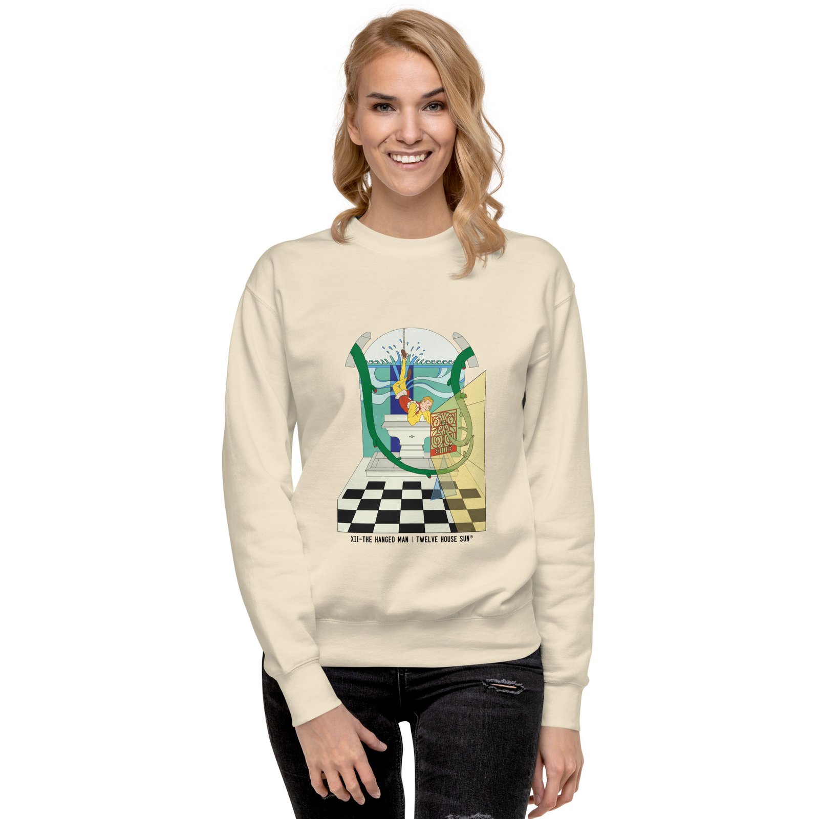 THE HANGED MAN Sweatshirt Design 2 (front print) - Image 4