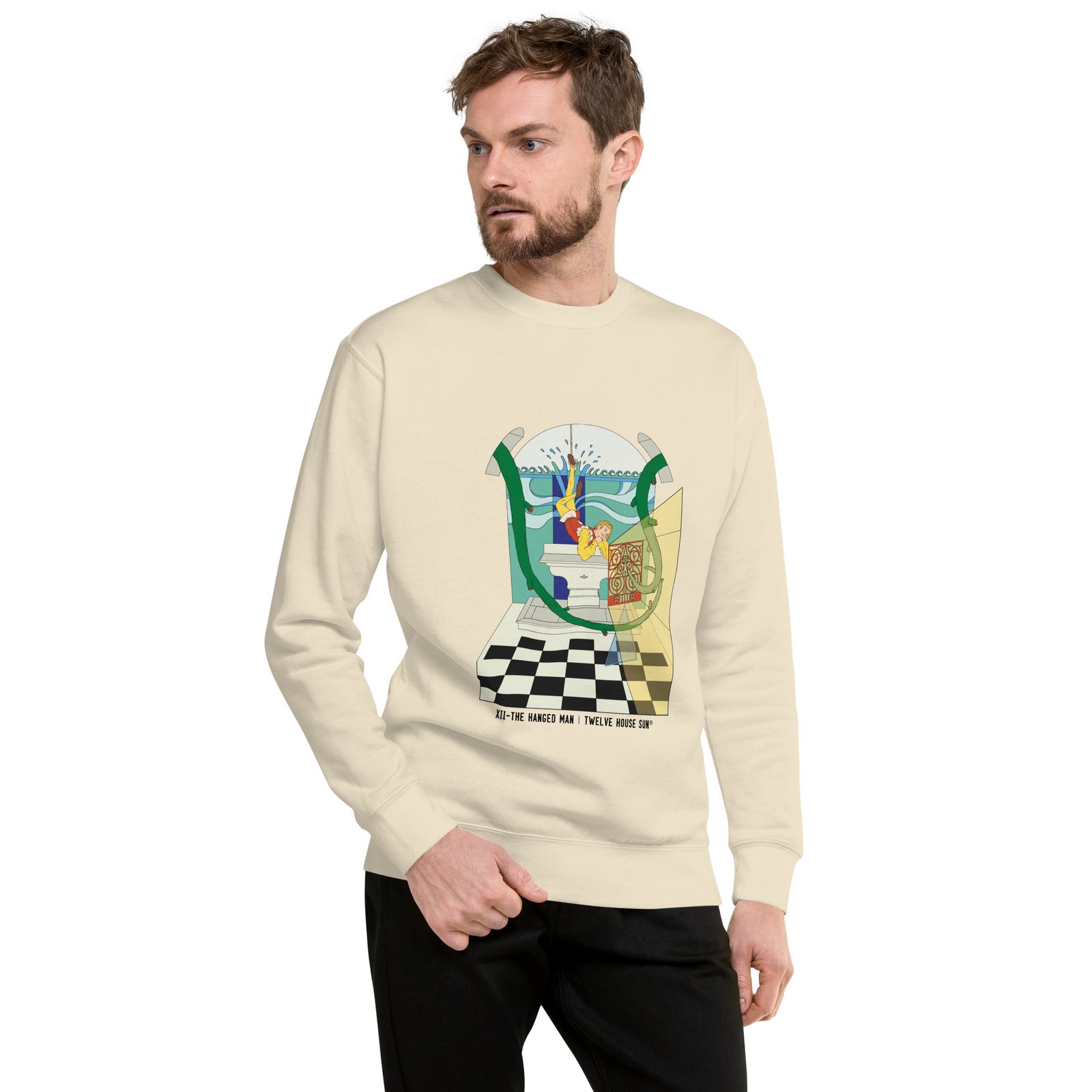 THE HANGED MAN Sweatshirt Design 2 (front print) - Image 3