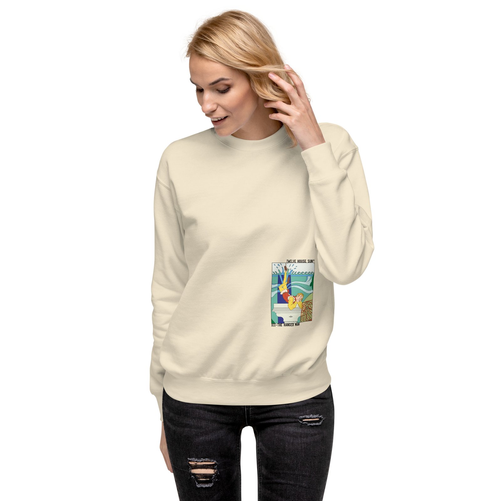 THE HANGED MAN Detail Sweatshirt Design 2 - Image 4