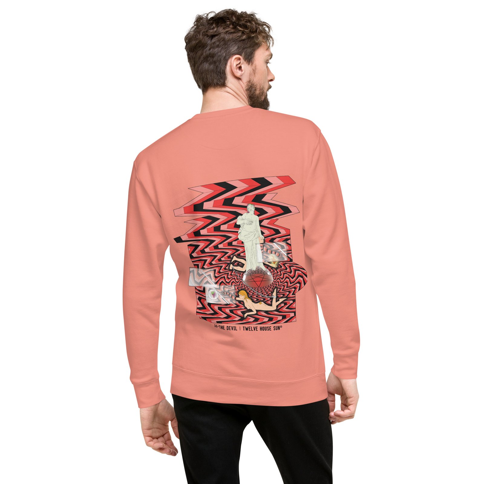 THE DEVIL Sweatshirt Design 2 (back print) - Image 3