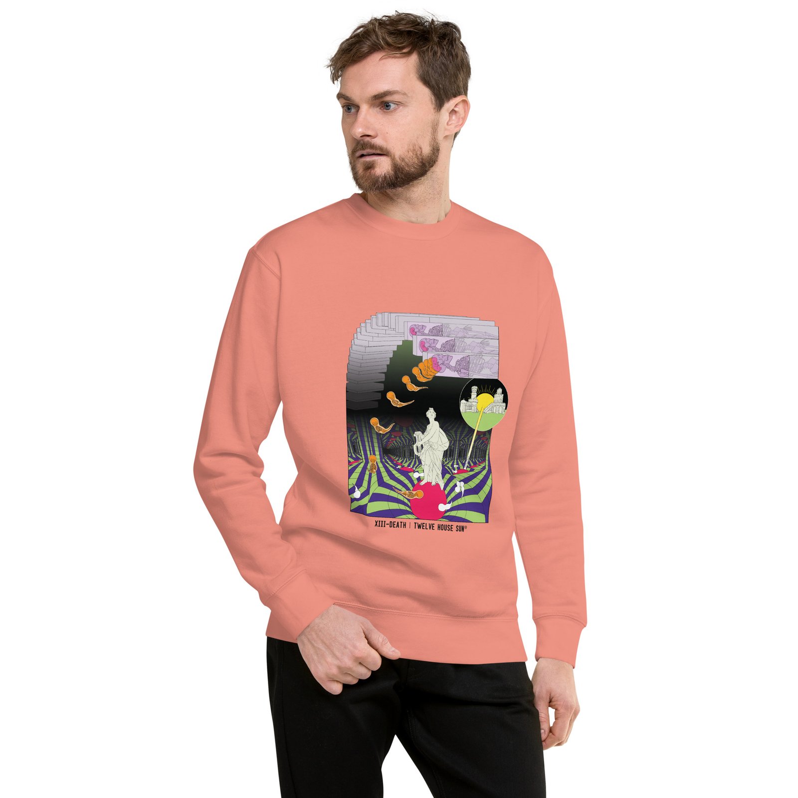 DEATH Sweatshirt Design 2 (front print) - Image 3