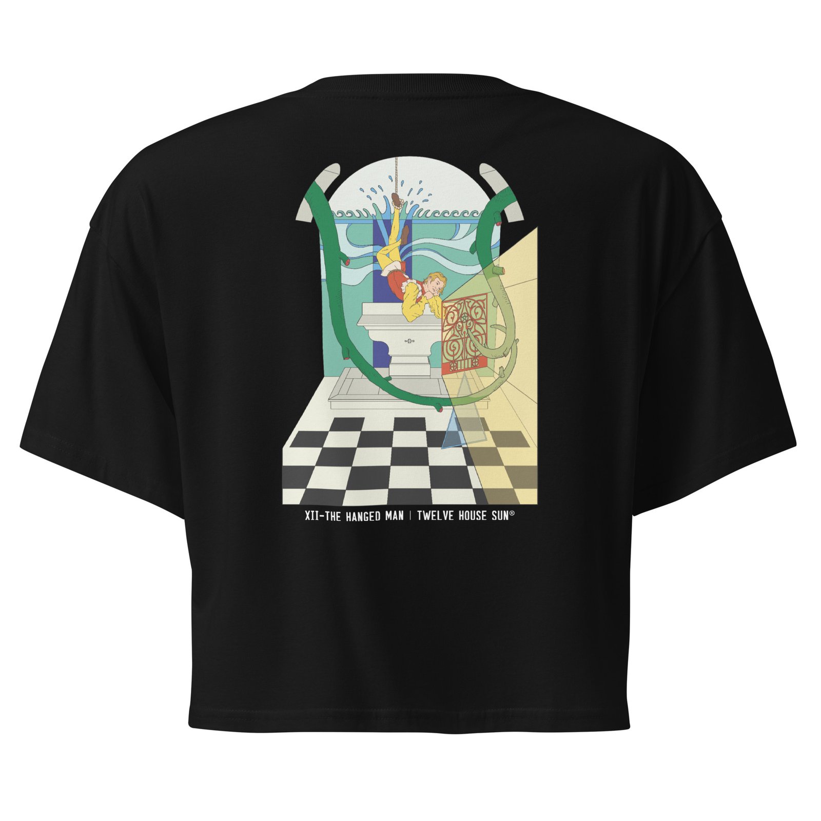 THE HANGED MAN Crop Top (back print) - Image 14