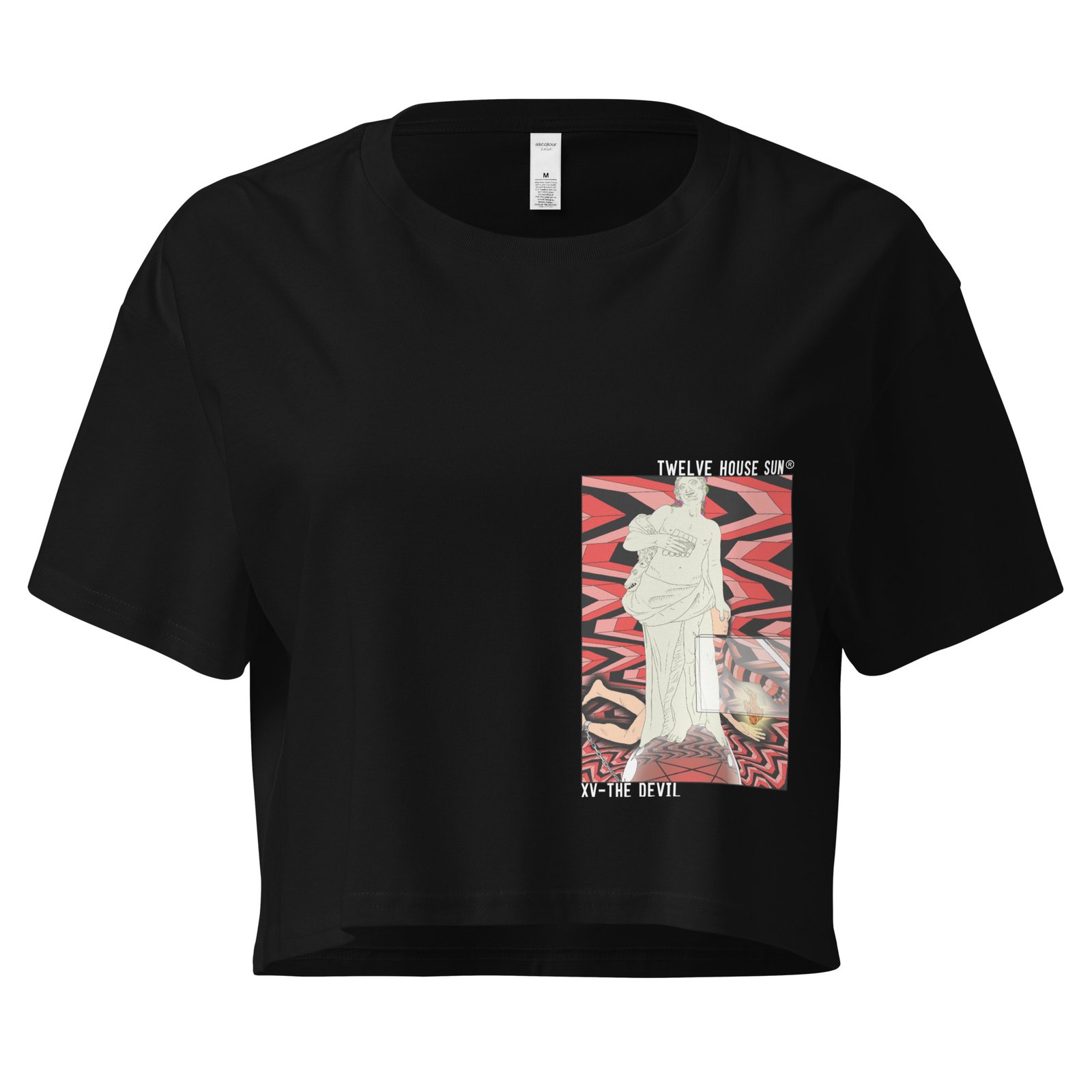 THE DEVIL Detail Crop Top - Image 15