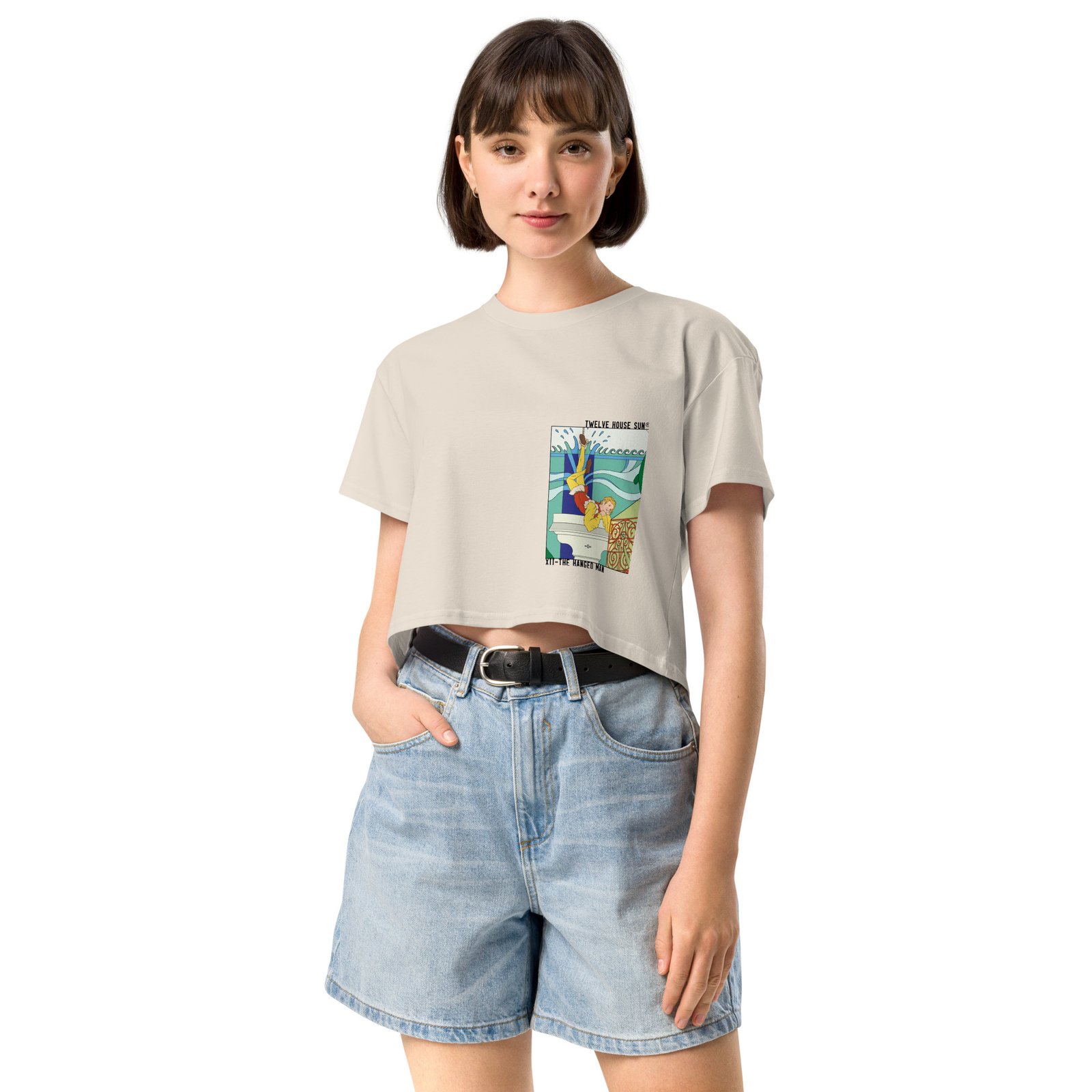 THE HANGED MAN Detail Crop Top - Image 3