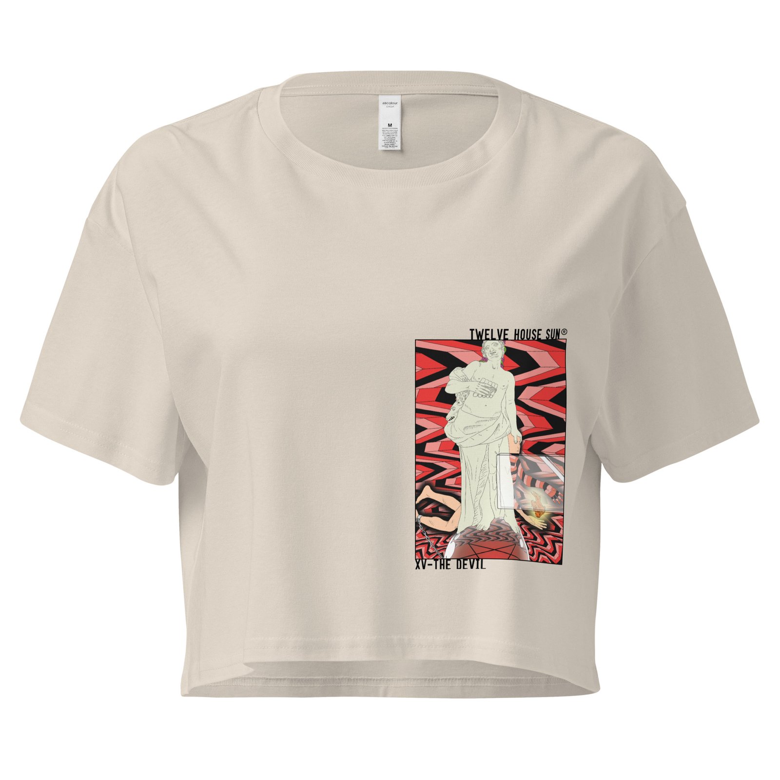 THE DEVIL Detail Crop Top - Image 10