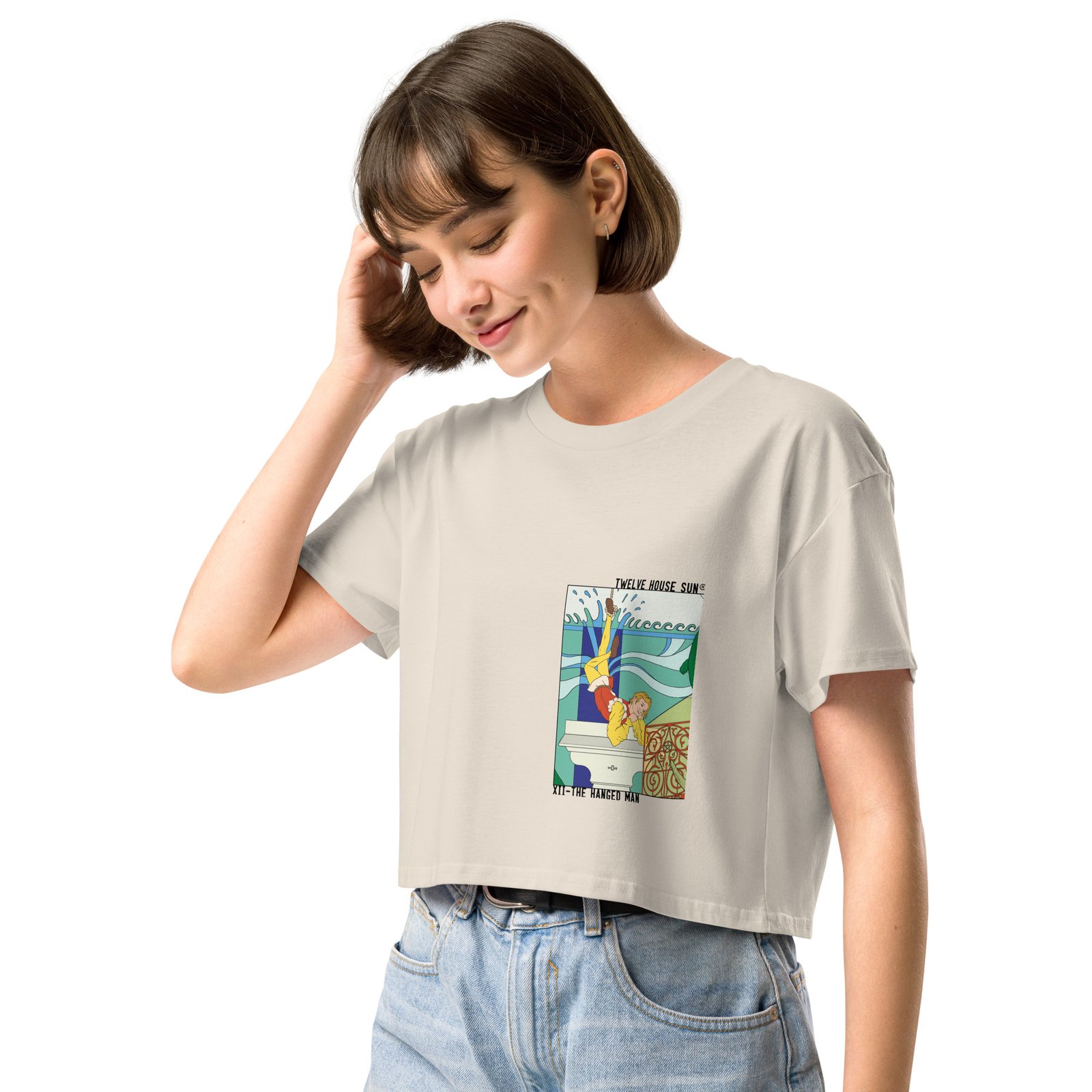 THE HANGED MAN Detail Crop Top - Image 5