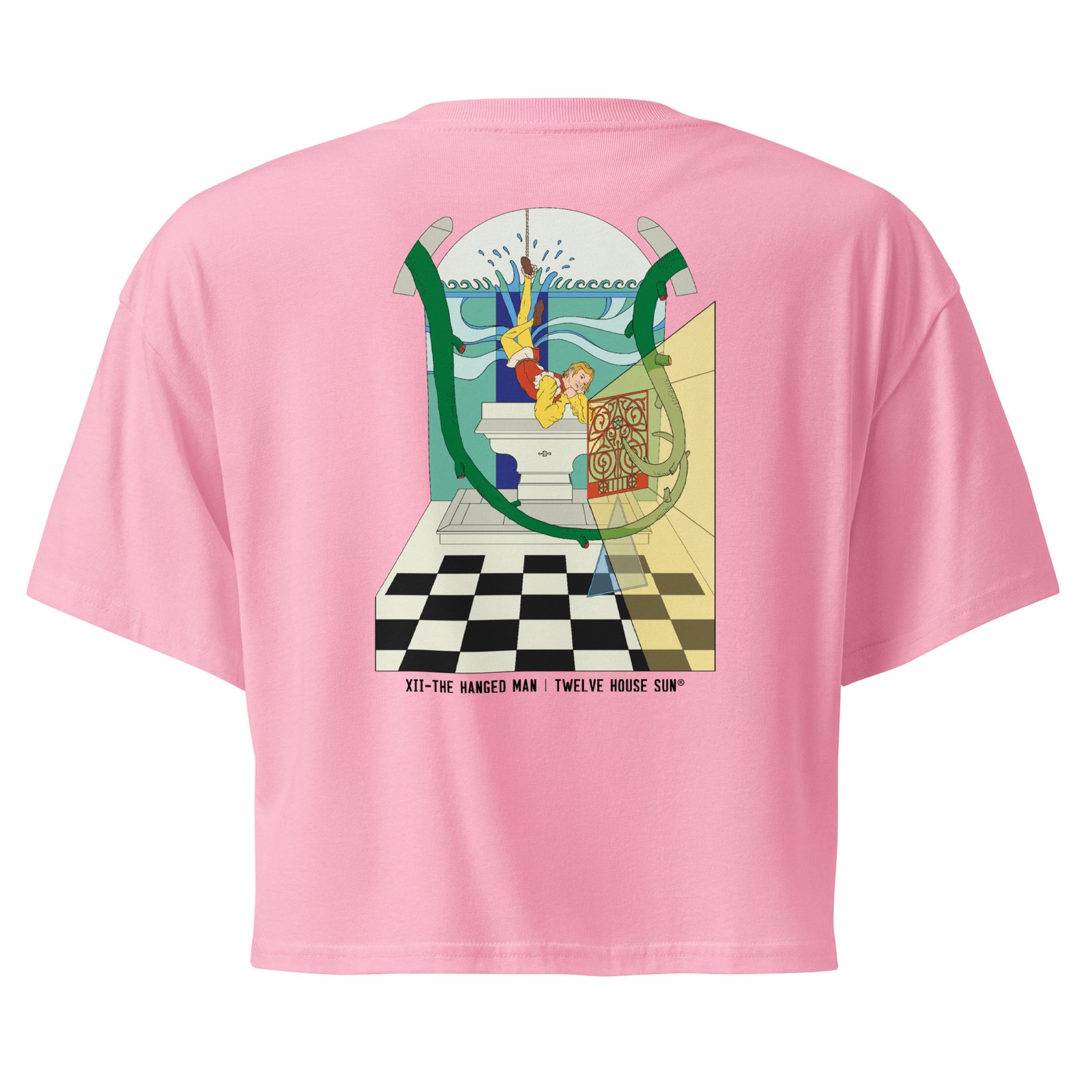 THE HANGED MAN Crop Top (back print) - Image 8