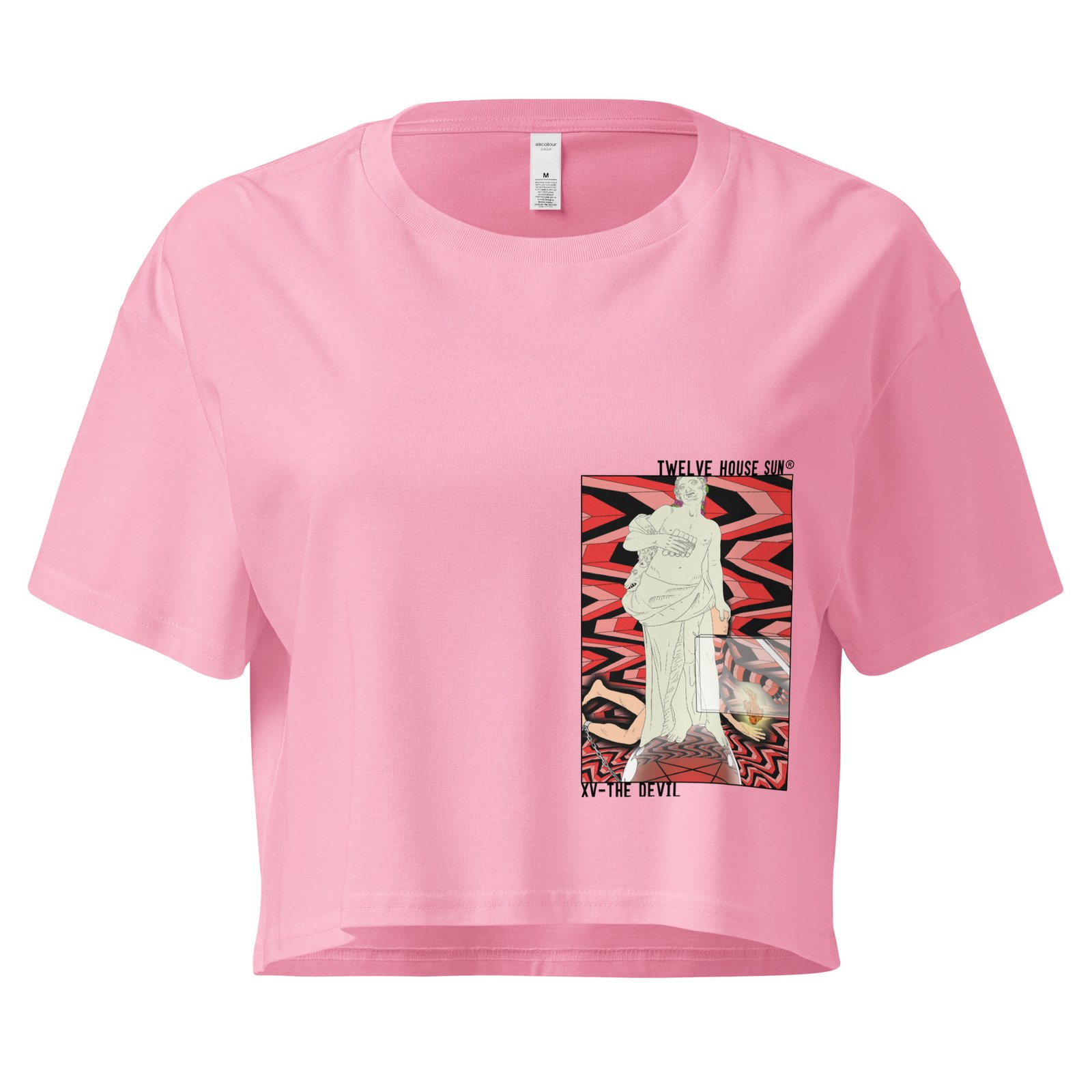 THE DEVIL Detail Crop Top - Image 9