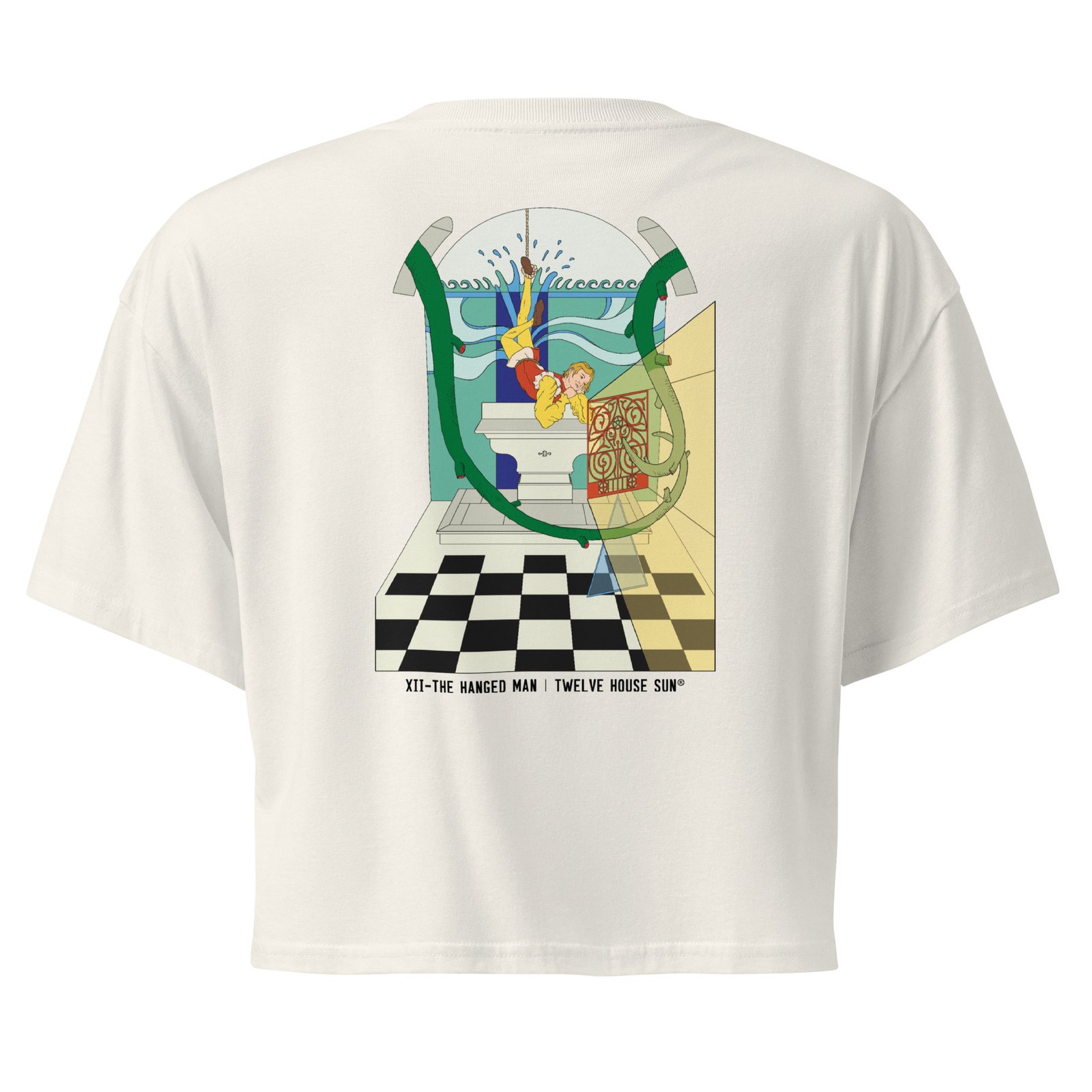 THE HANGED MAN Crop Top (back print) - Image 12