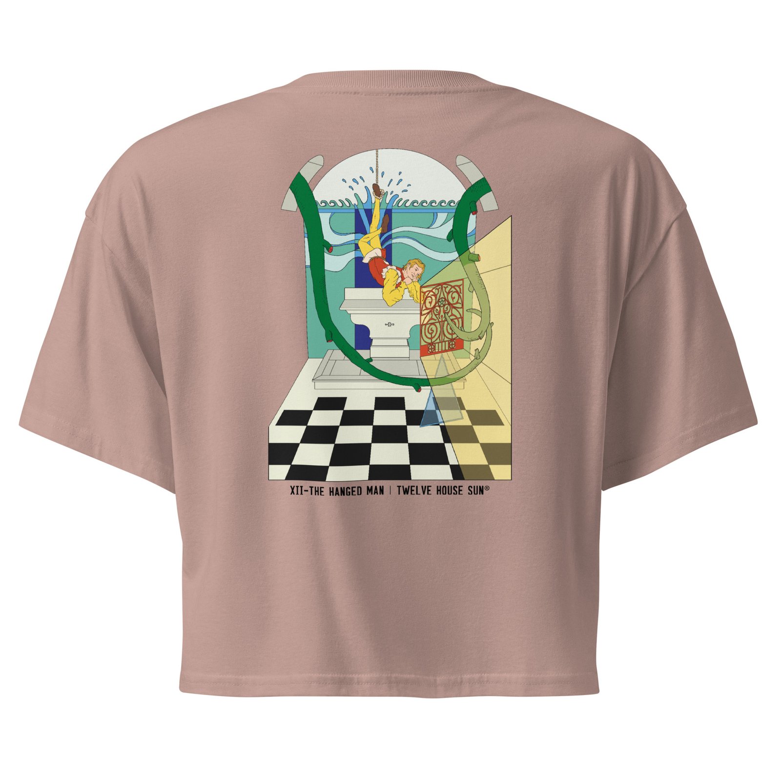 THE HANGED MAN Crop Top (back print) - Image 7