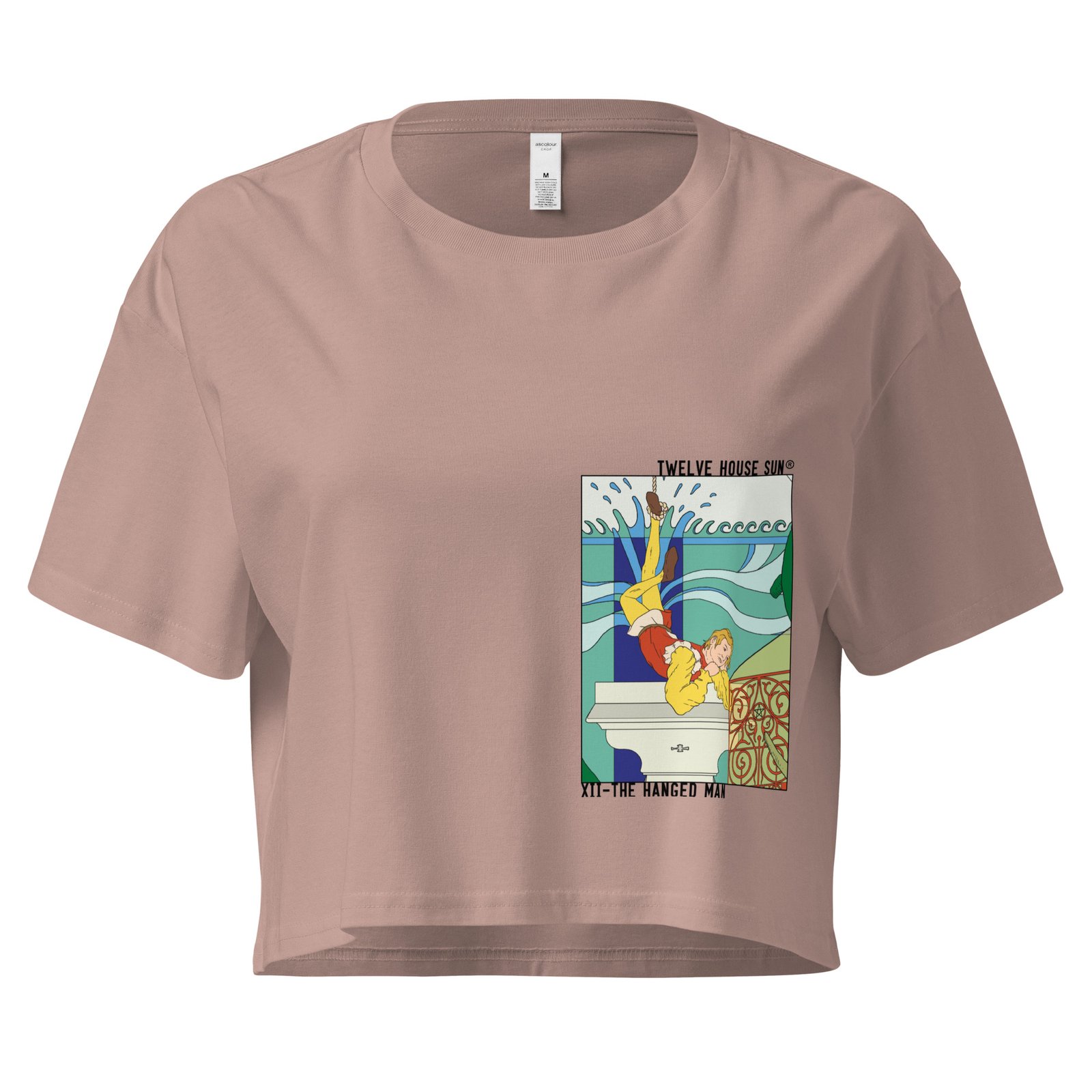 THE HANGED MAN Detail Crop Top - Image 8