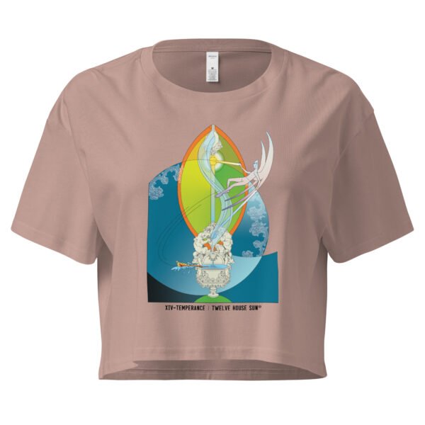 TEMPERANCE Crop Top (front print)