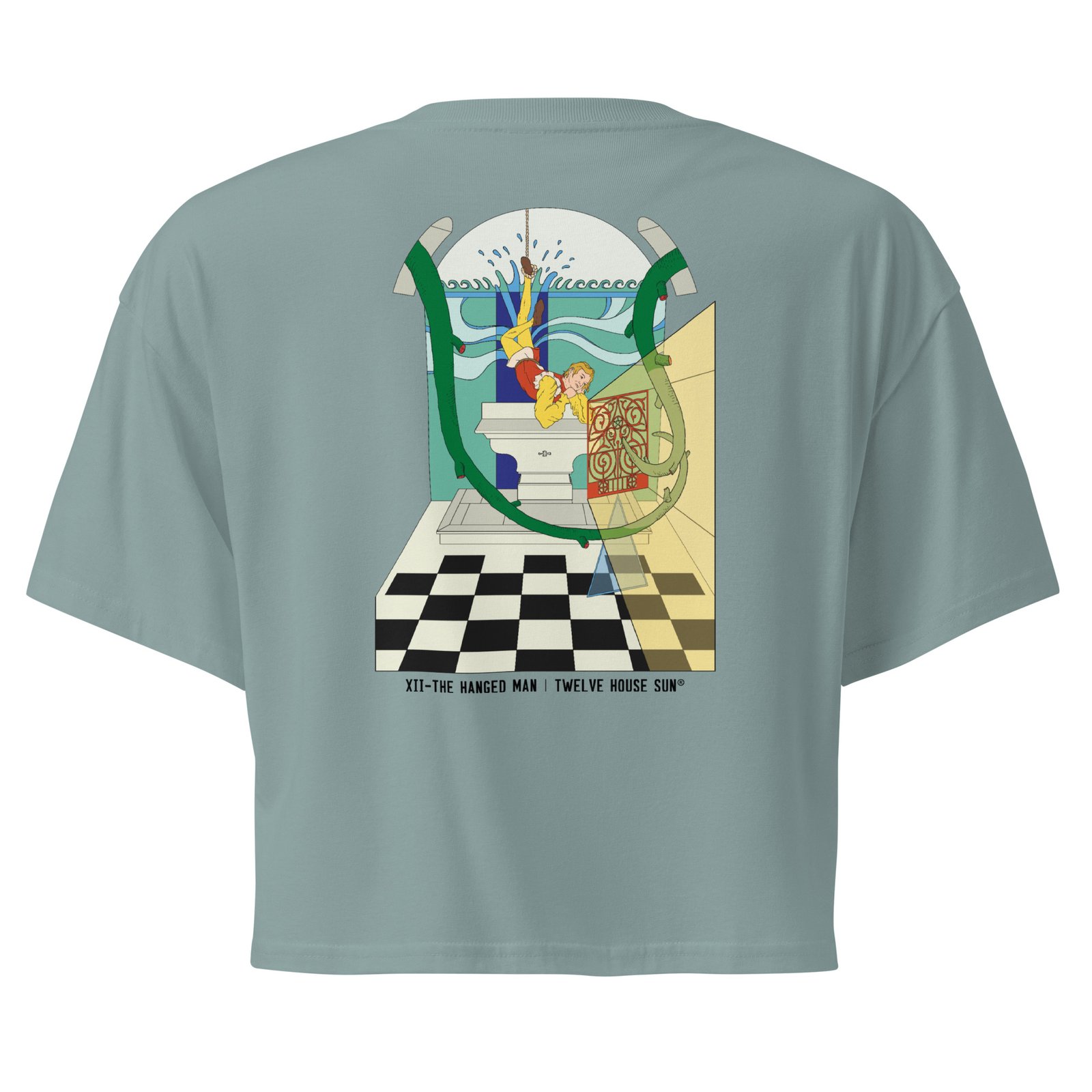 THE HANGED MAN Crop Top (back print) - Image 6