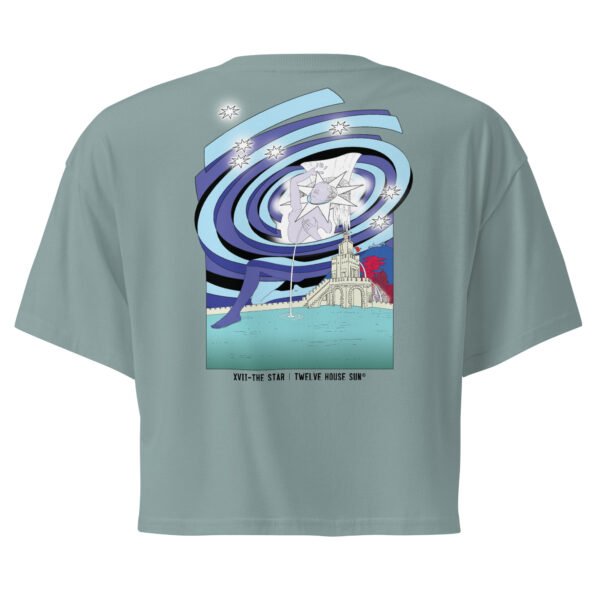 THE STAR Crop Top (back print)