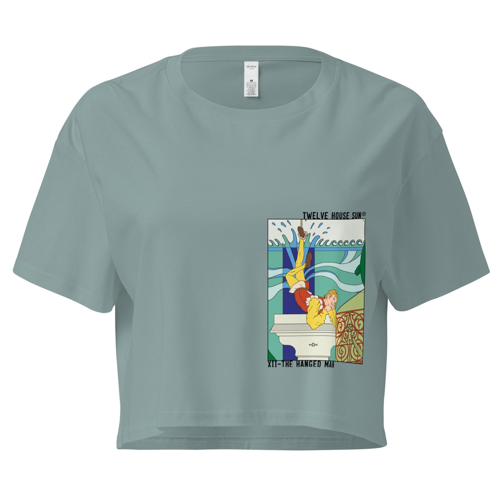 THE HANGED MAN Detail Crop Top - Image 7