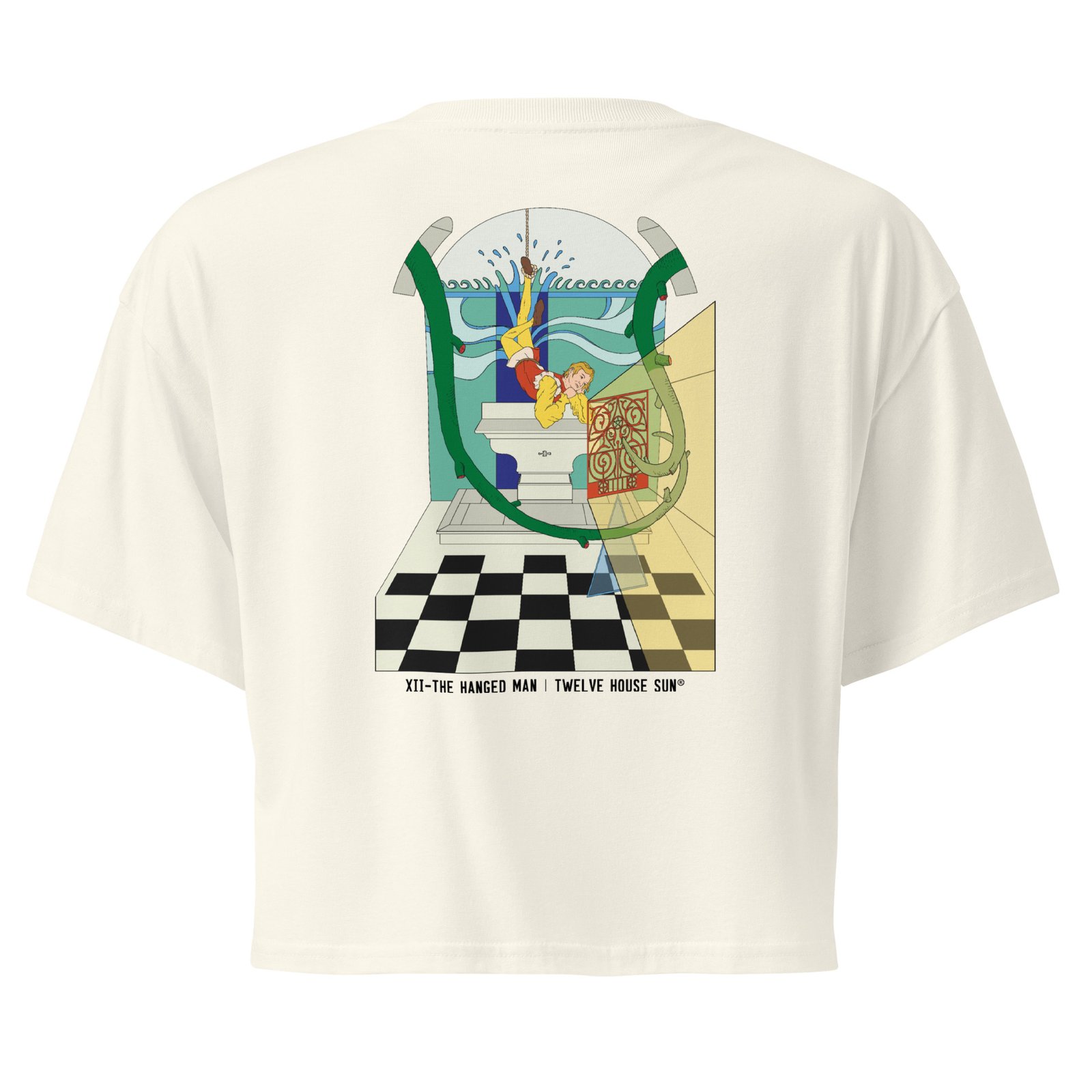 THE HANGED MAN Crop Top (back print) - Image 11