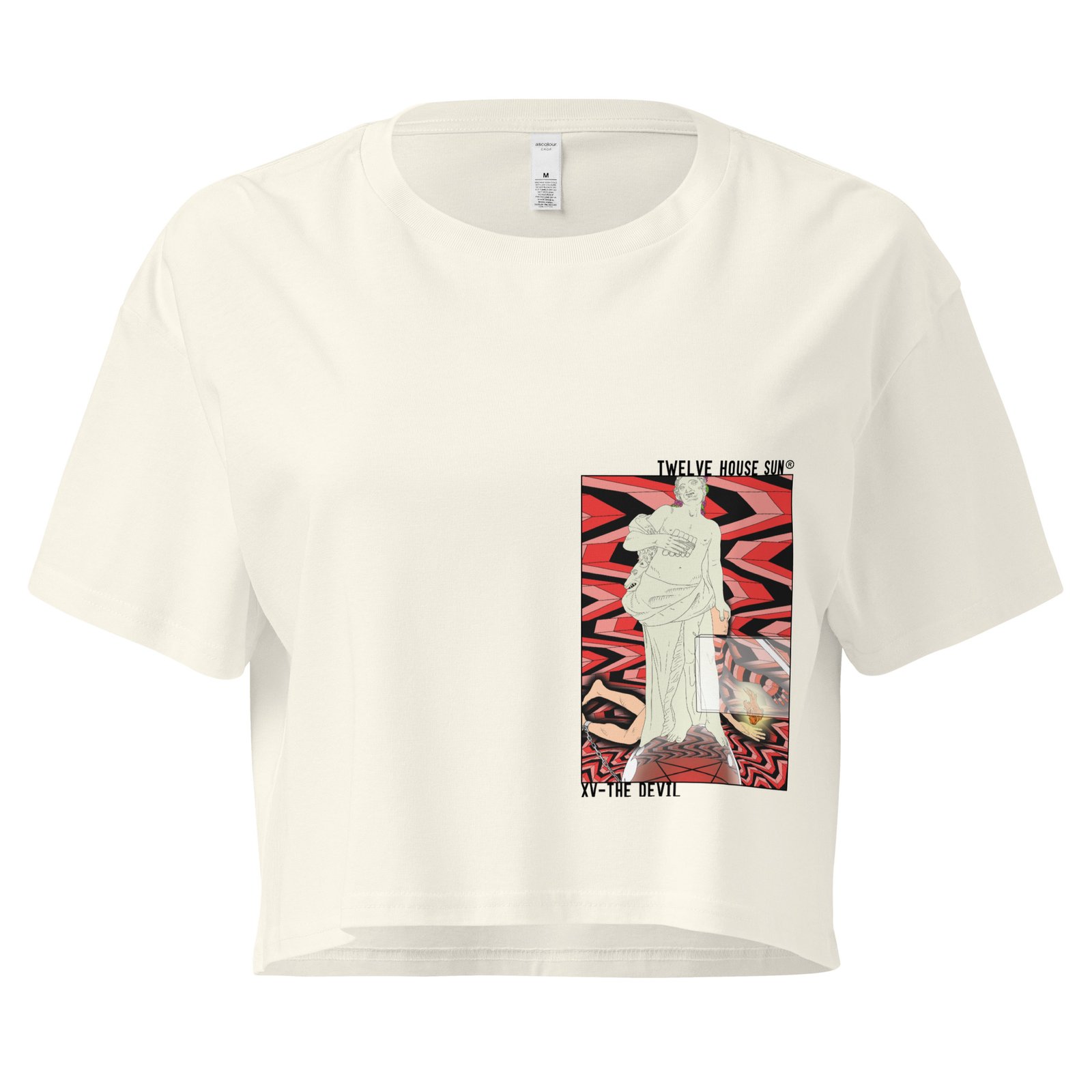 THE DEVIL Detail Crop Top - Image 12