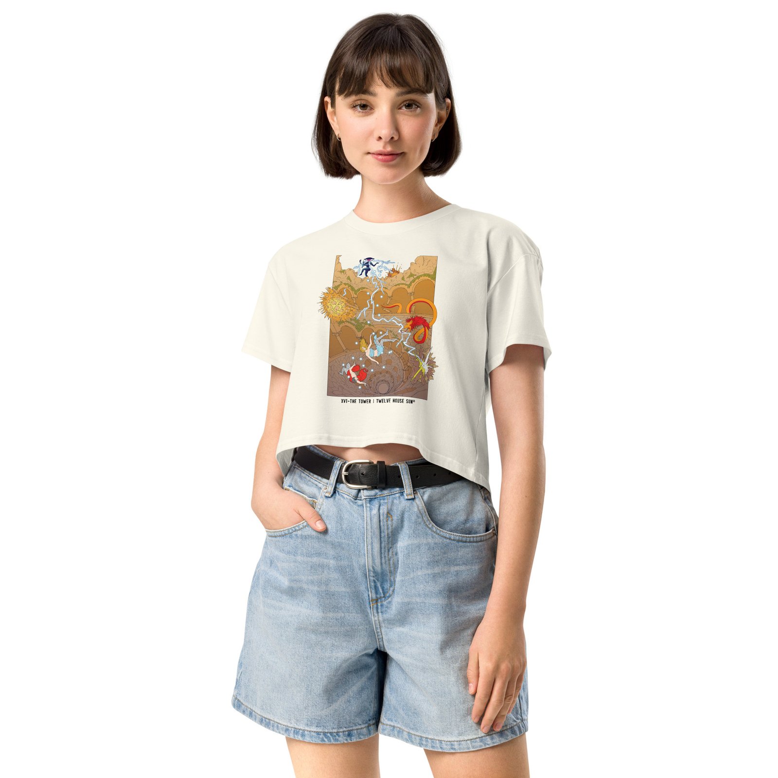 THE TOWER Crop Top (front print) - Image 3