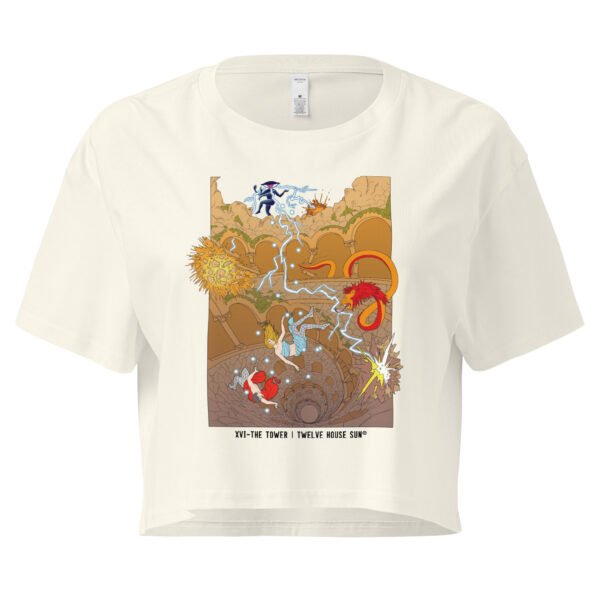 THE TOWER Crop Top (front print)