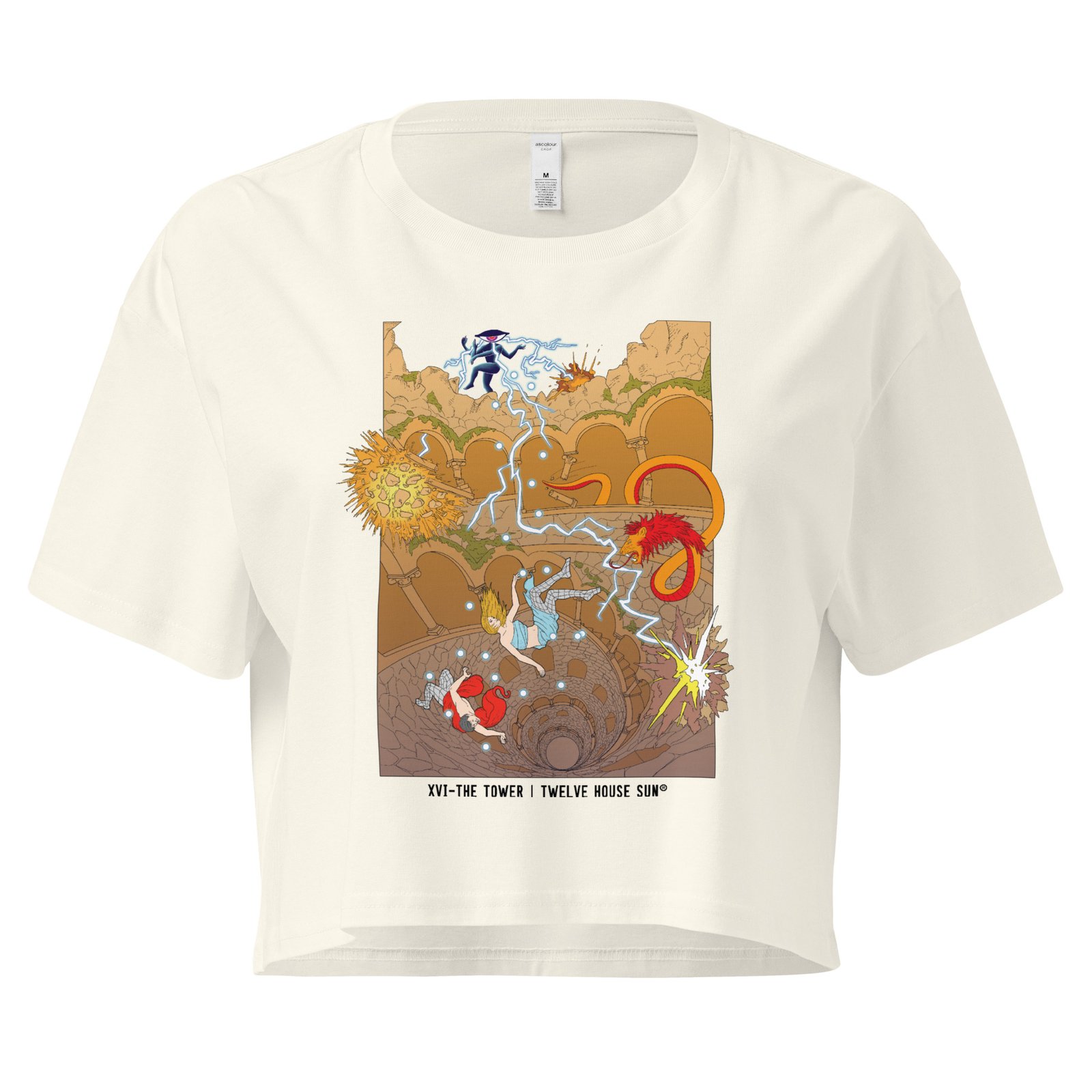 THE TOWER Crop Top (front print)