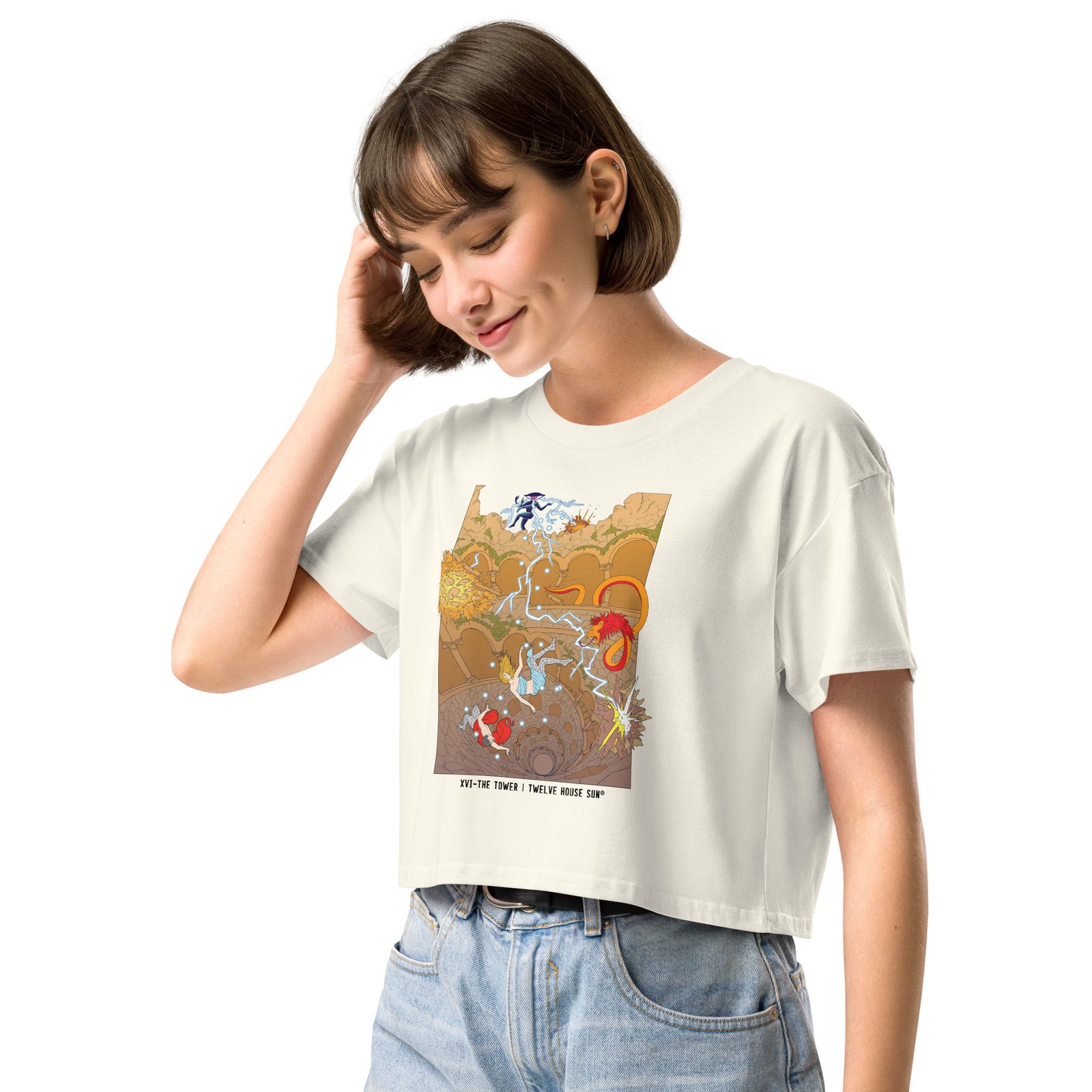 THE TOWER Crop Top (front print) - Image 5