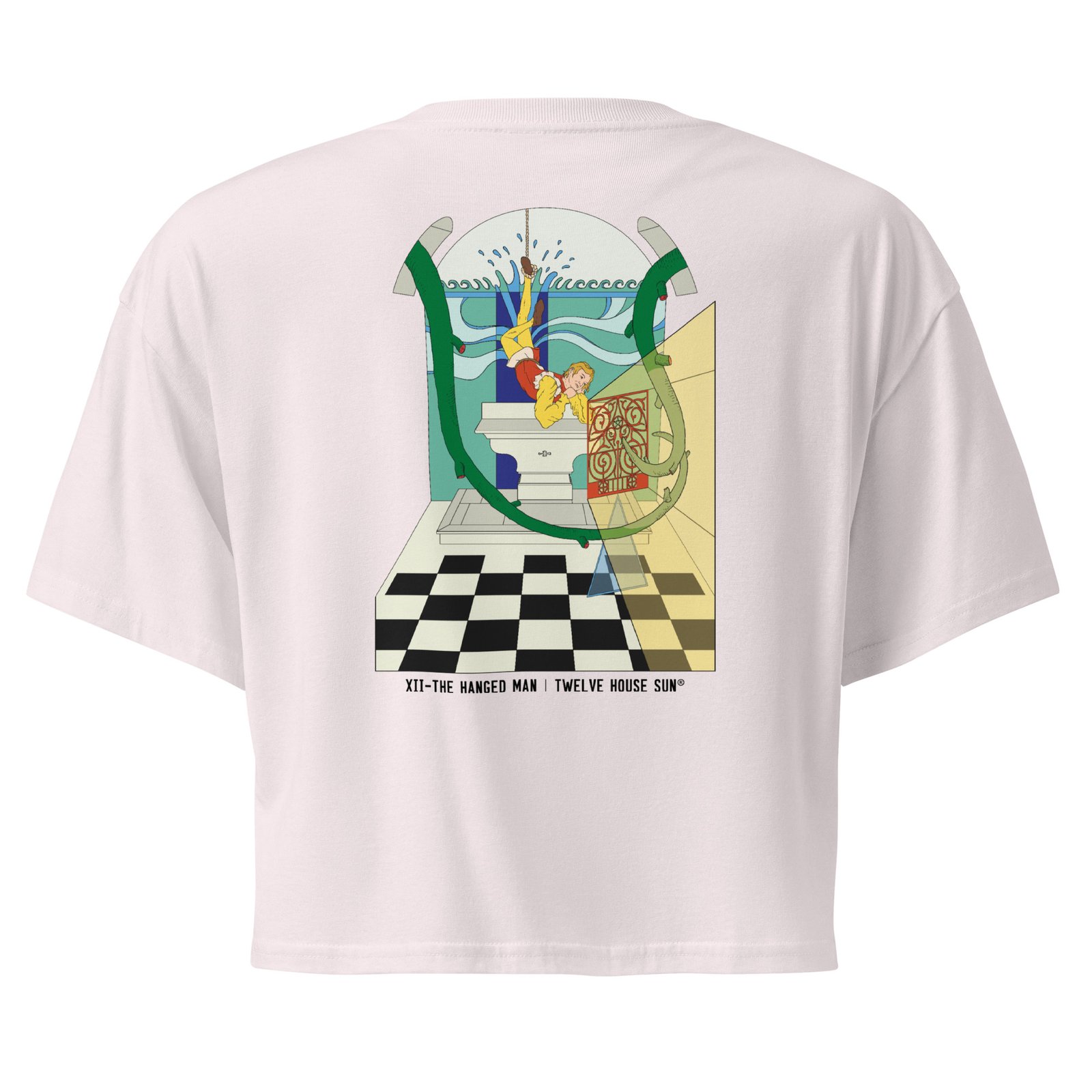 THE HANGED MAN Crop Top (back print) - Image 10