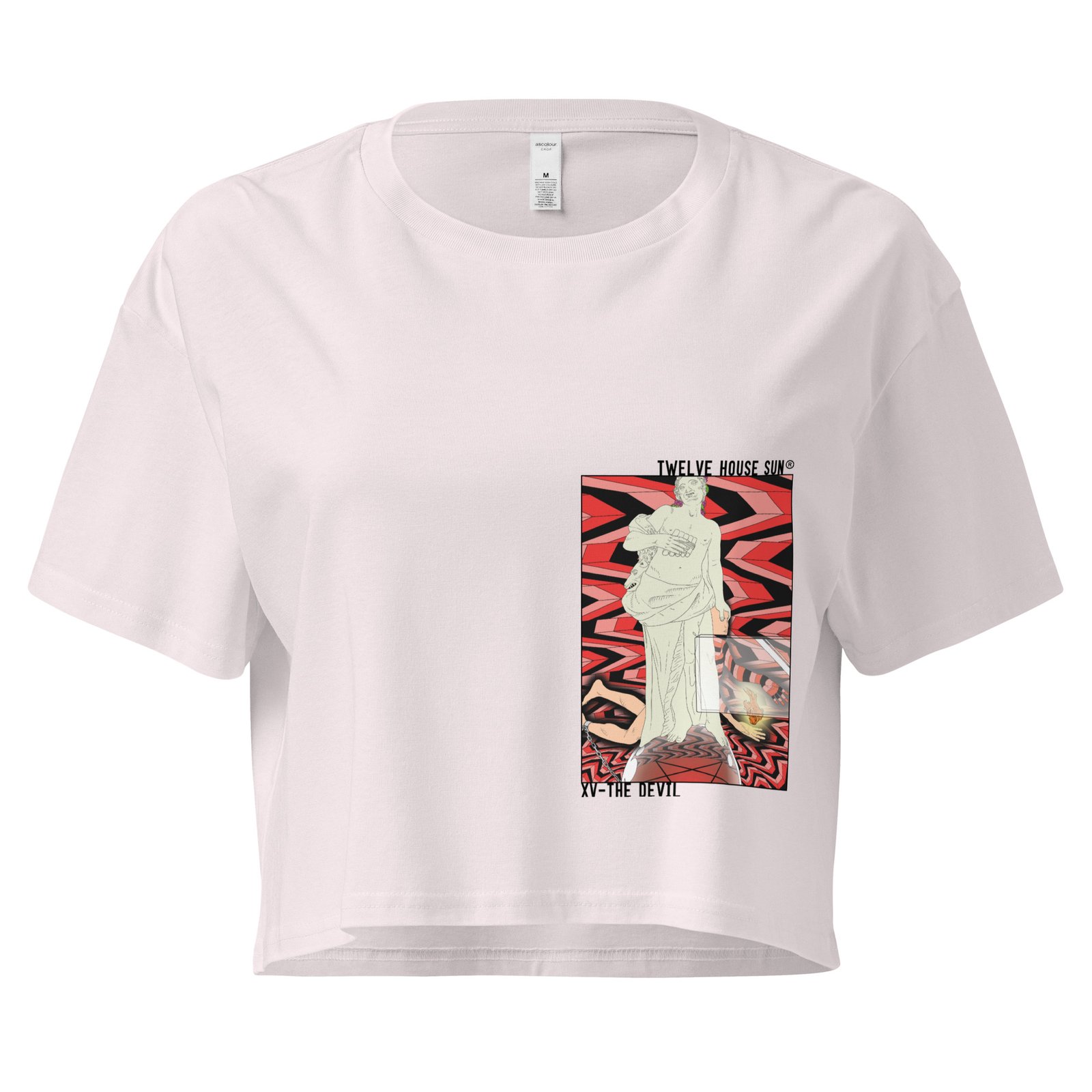 THE DEVIL Detail Crop Top - Image 11