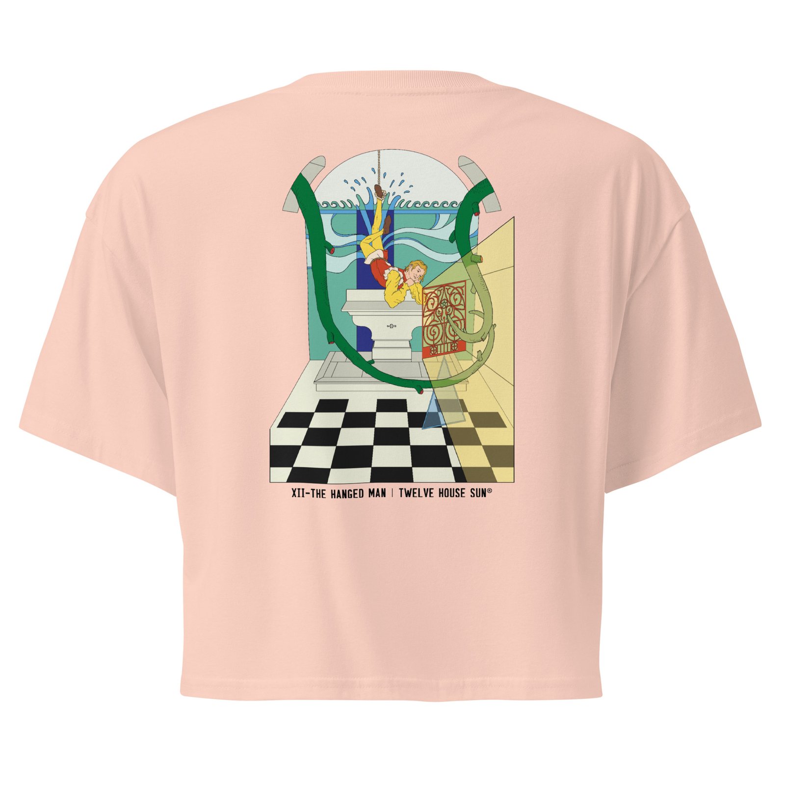 THE HANGED MAN Crop Top (back print) - Image 9