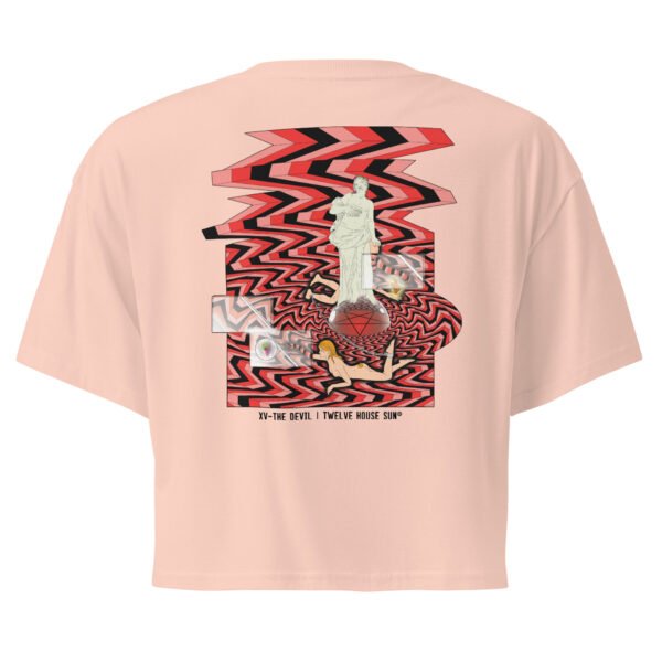 THE DEVIL Crop Top (back print)