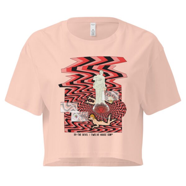THE DEVIL Crop Top (front print)