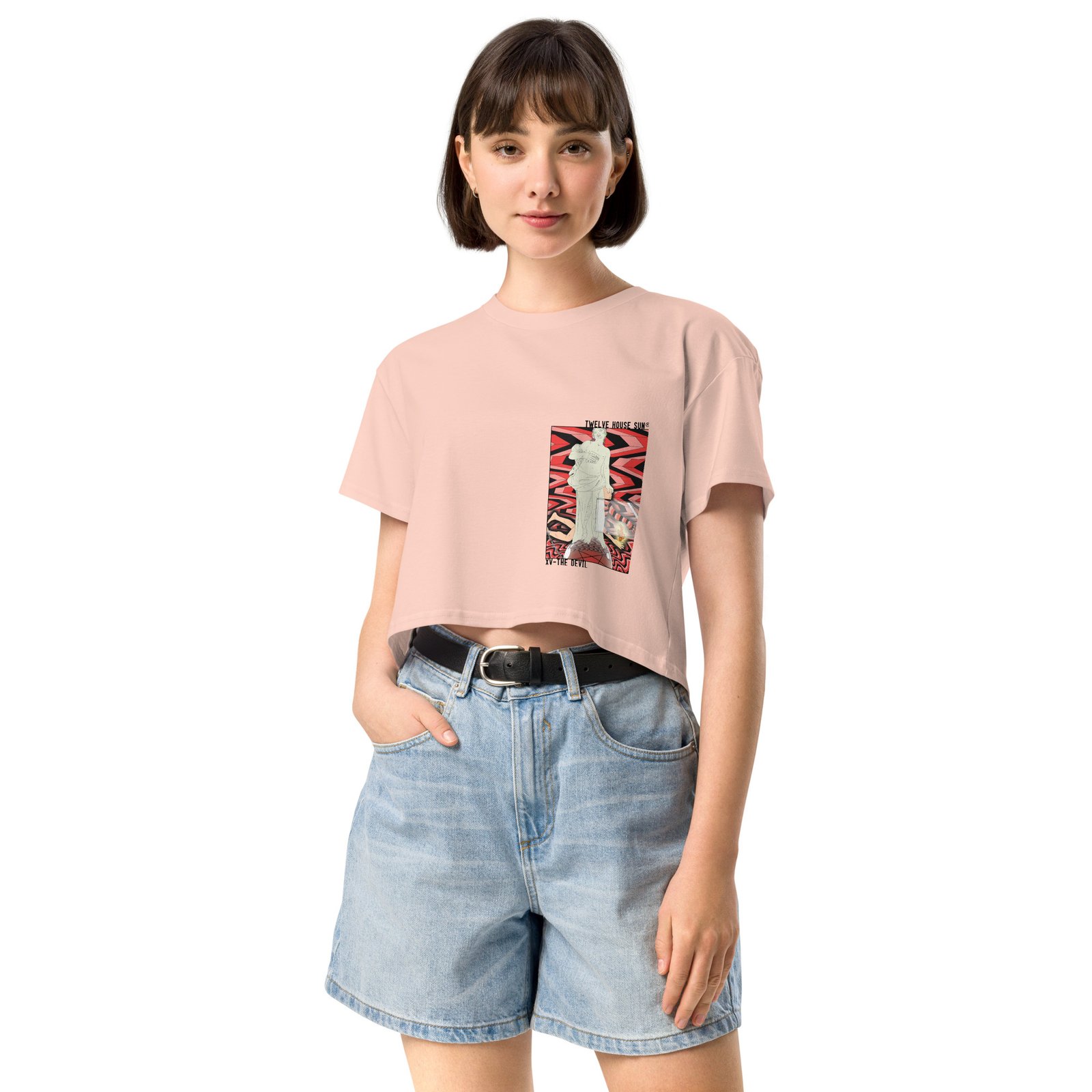 THE DEVIL Detail Crop Top - Image 3