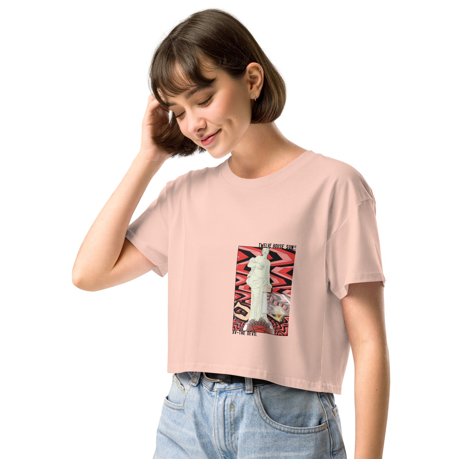 THE DEVIL Detail Crop Top - Image 5