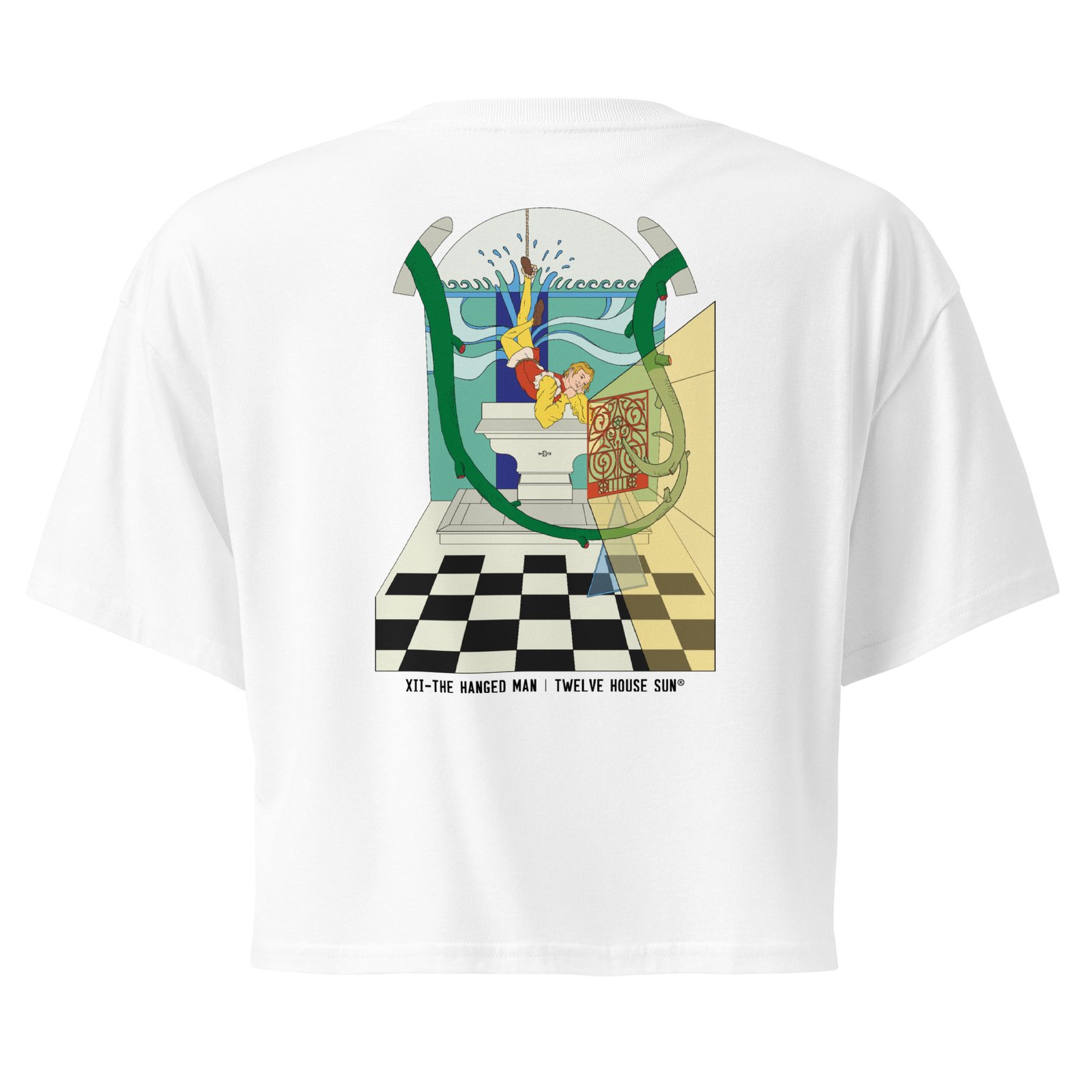 THE HANGED MAN Crop Top (back print) - Image 13