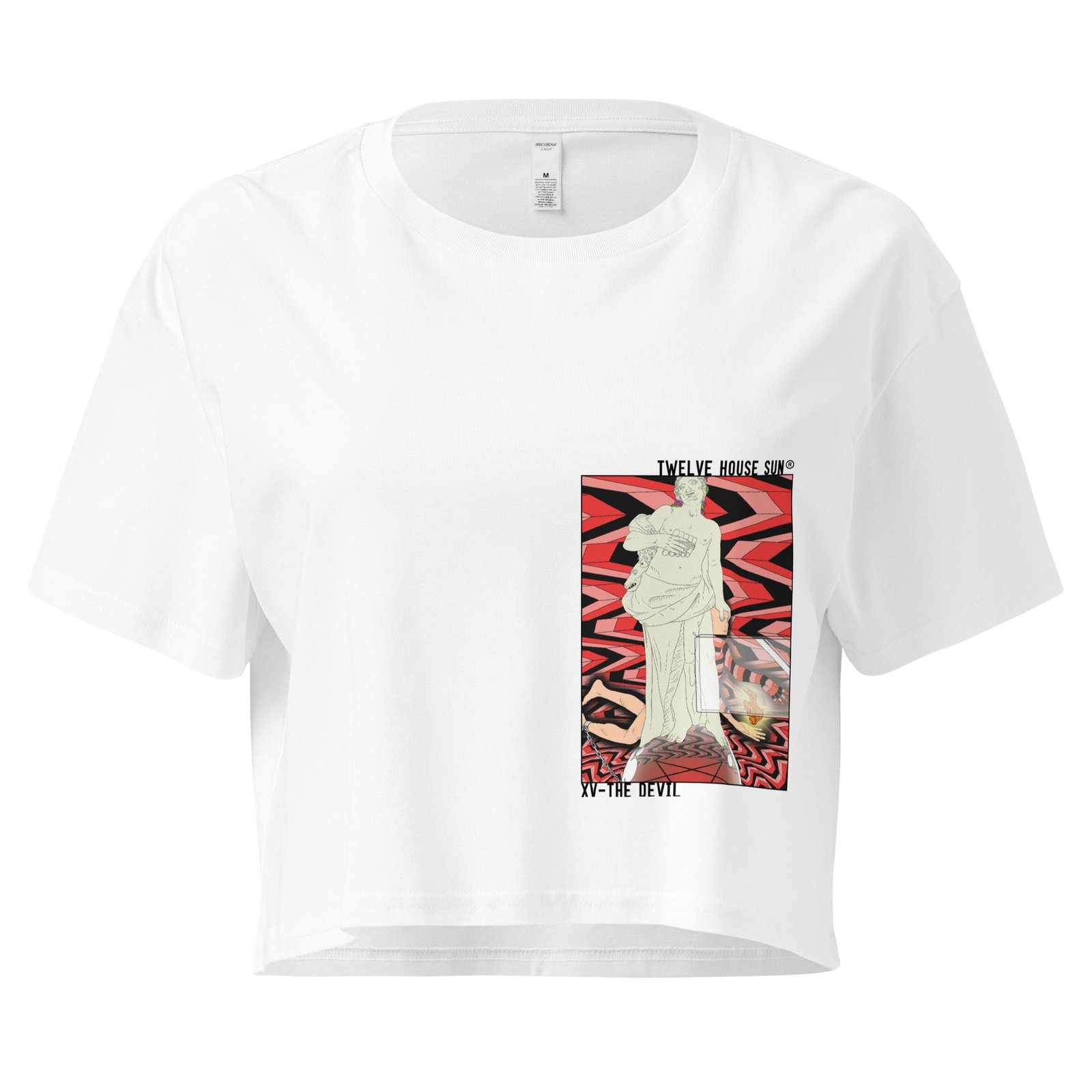 THE DEVIL Detail Crop Top - Image 14